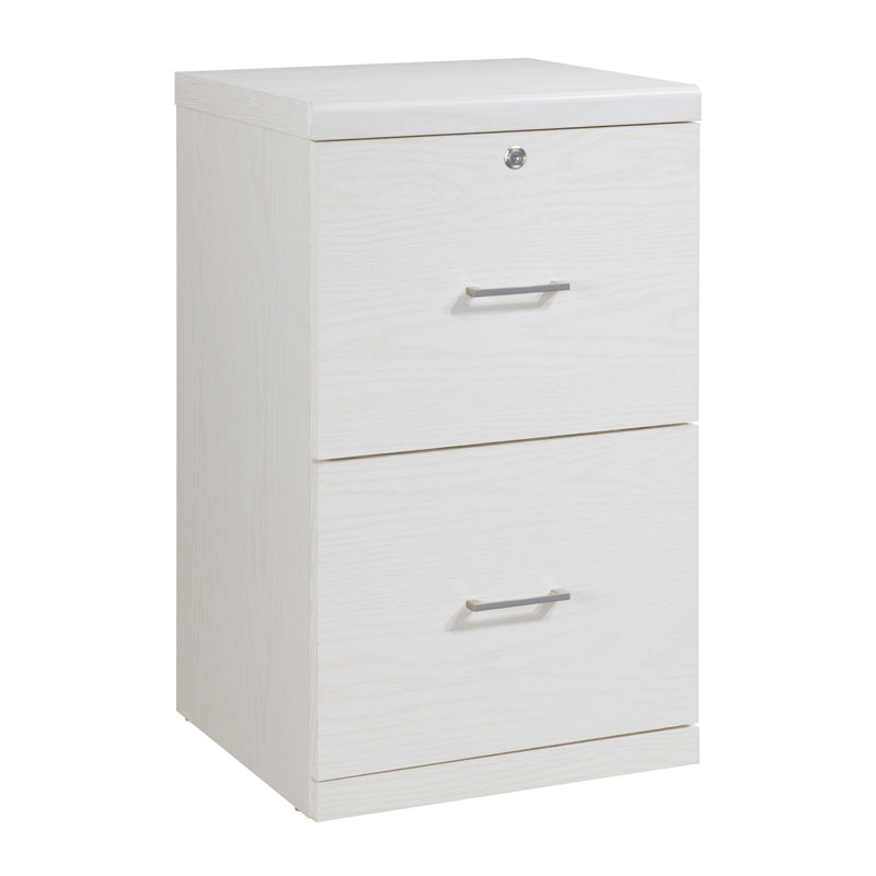 17'' Wide 2 -Drawer File Cabinet, White