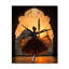 Elegant Dancing Sunset Silhouette IV - Fashion Fashion Très grandes horloges murales-99633612