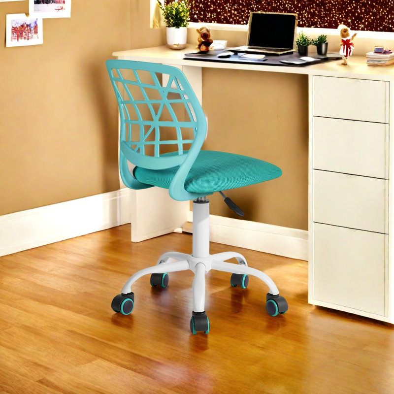 Mesh Office Chair, Turquoise