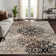 Daisetta Contemporary Floral Medallion Polypropylene Indoor Area Rug