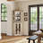 Wood/Glass Corner Curio Cabinet 68.5” H-1390979459