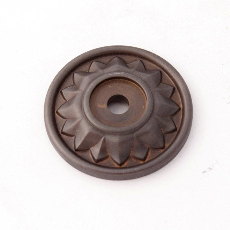 Fiore Brass Rose / Rosette, Chocolate Bronze
