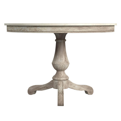 Danielle 44" Round Pedestal Marble top Dining Table