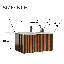 Ensemble de meuble-lavabo mural simple 24 po Xaiver