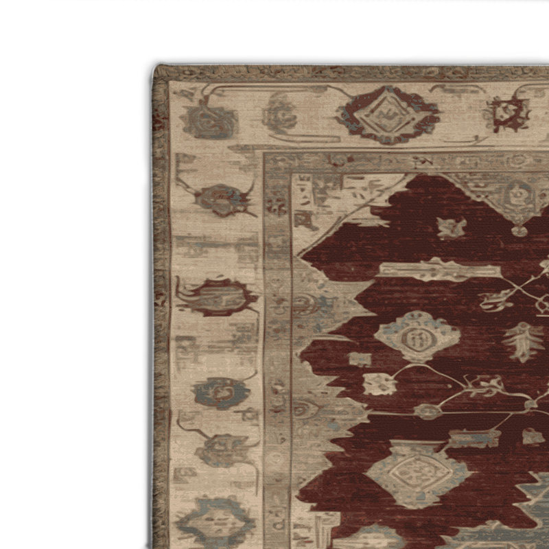Tapis gris intérieur et extérieur surteint, Rectangle 4pi x 6 pi