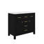 Armoire de meuble-lavabo autoportante 36 po avec lavabo 36 po, 4 tiroirs et 2 compartiments de rangement-149767588