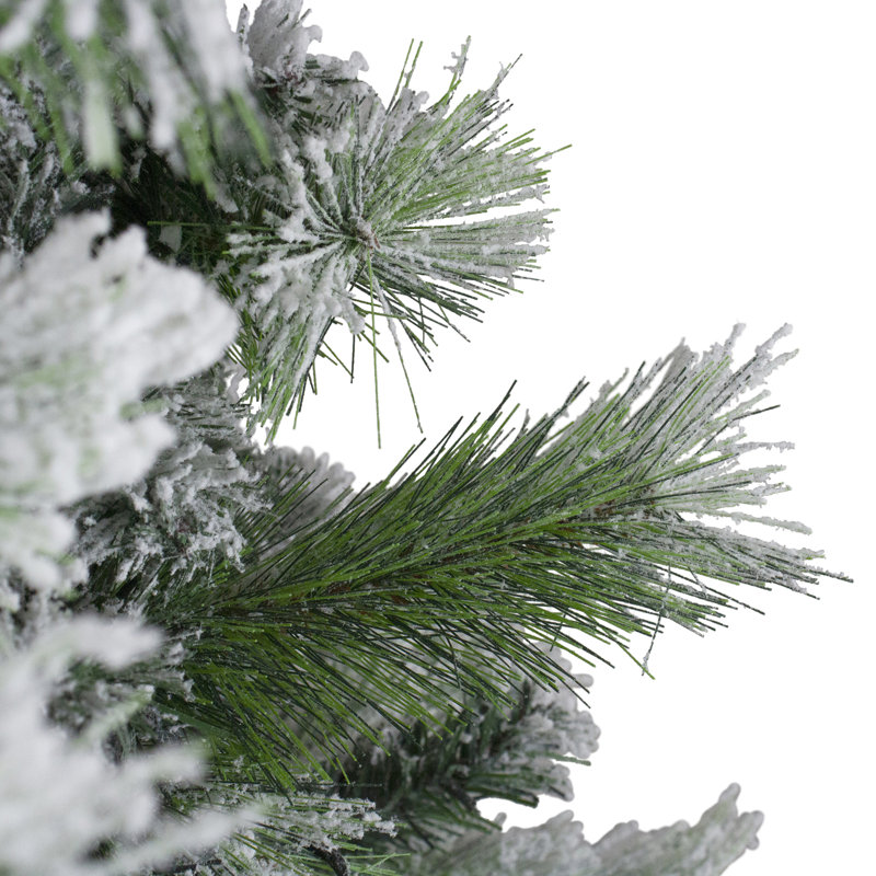 Arbre de Noël artificiel épinette floqué Somerset - non éclairé, H 6,5 pi
