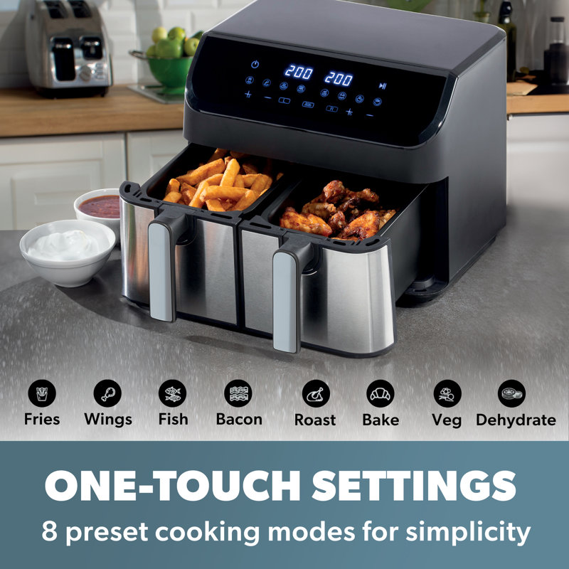 Daewoo 9L Dual Air Fryer Air Fryer