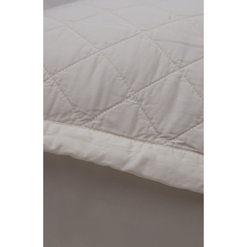 Monaco Reversible Throw Pillow, Ivory