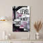 Art mural sur toile noir et rose-133462462