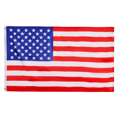 Ensemble de mât de drapeau en aluminium robuste de 25 pi - mât extérieur amovible avec fleuron en forme de boule dorée, système à double drisse et quincaillerie pour drapeaux américains