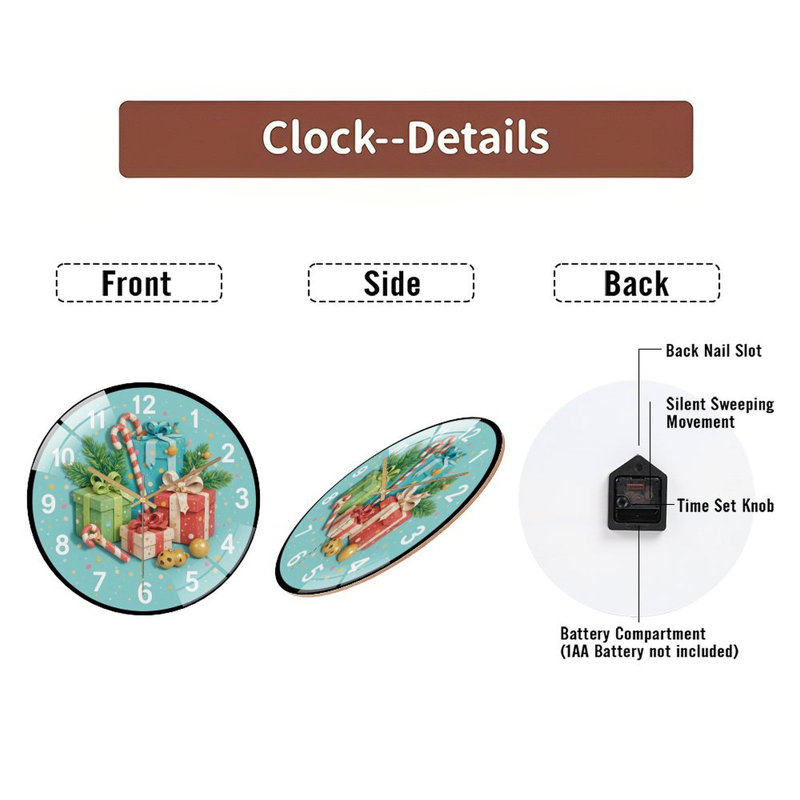 Horloge murale 12 po