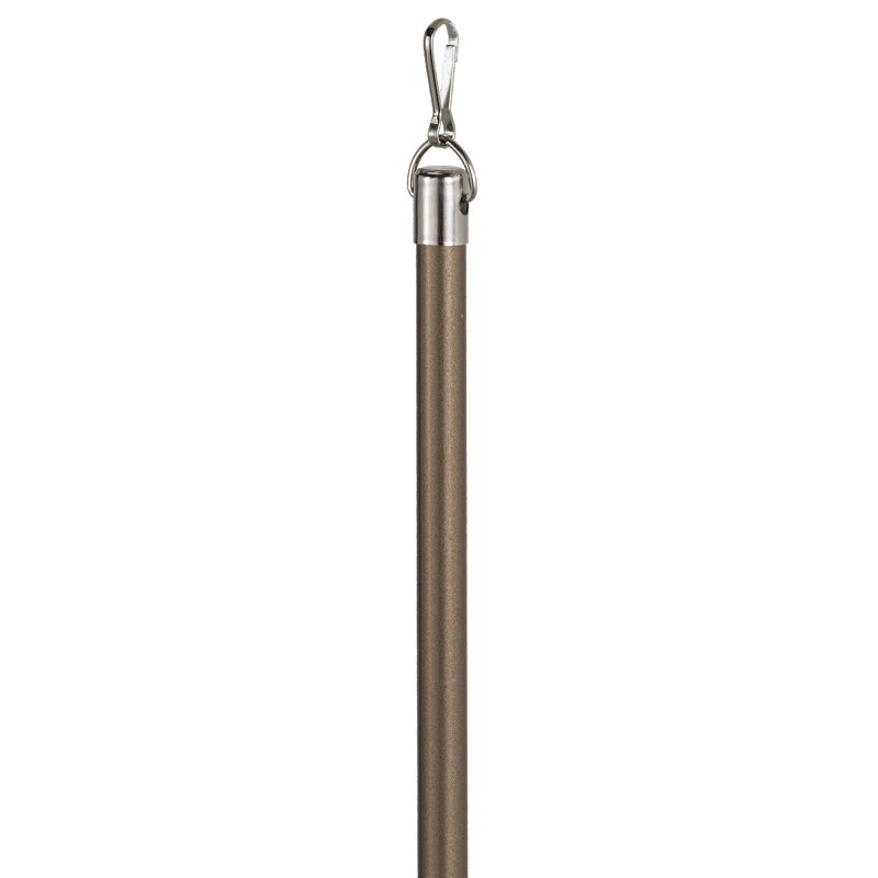 Baguette en aluminium Epp, H 36 po x l 0,2 po x P 0,2 po, Bronze