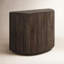 Terra Solid Wood 2 - Door Half Circle Accent Cabinet-1796965645