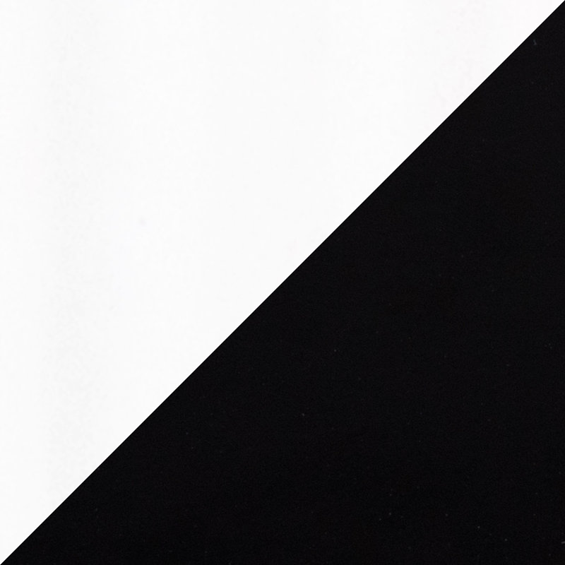 Table de salle à manger contemporaine en métal et panneau de fibres à densité moyenne, Noir, Argent