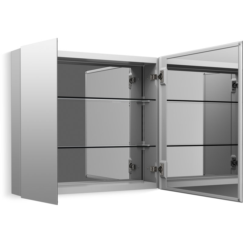 Embark Premium. Rectangular Two-Door Medicine Cabinet, 26" H x 30" W x 4" D