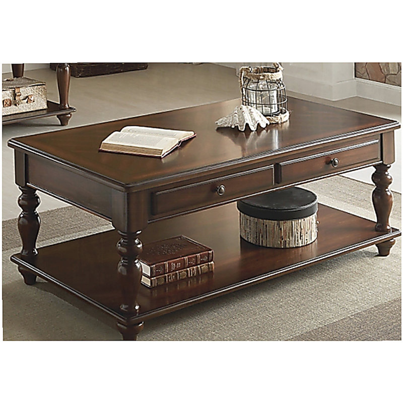 Table basse avec fini noyer Farrel
