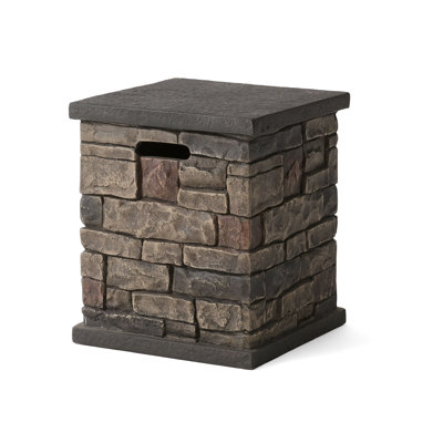 Square Propane Tank Cover and Side Table