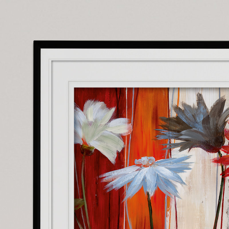 " Spring Debut ", 30" H x 40" W x 1.5" D, Black