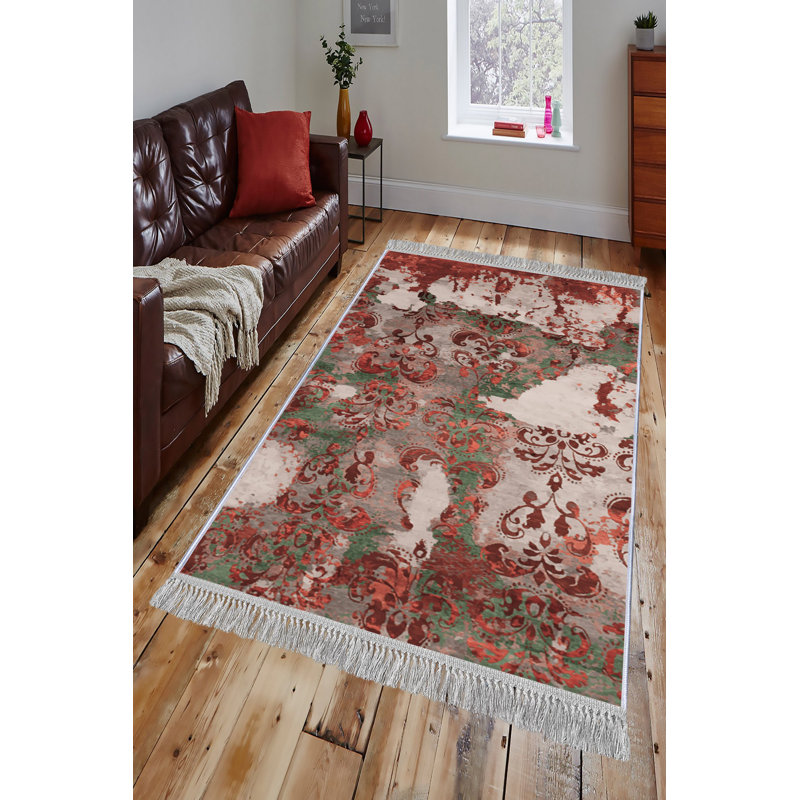 Luxurious Hall Carpet, 100% Velvet Fabric, 2.6 x 9.8 ft | Antibacterial & Non-Slip | 0.4 in Pile Height, Machine Washable | Durable Woven Design with 3D Digital Printing | Perfect for Home Entryways & Living Rooms