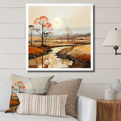 «Desert Prairies Peace Peace Sunset» sur toile