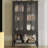 Black Solid Wood + Glass Display Cases-121577083-121577079