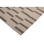 Tapis géométrique beige / noir en laine noué à la main 7 pi 8 po x 9 pi 9 po Cedora
