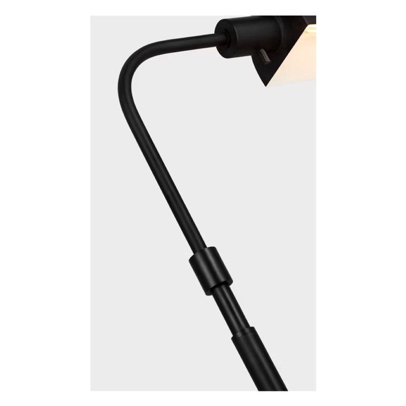 Kenyon Task Floor Lamp, Aged Iron