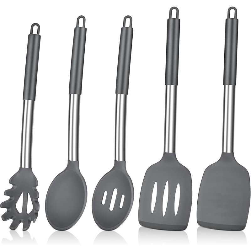 LIFEWITA 5 Utensil Set, Grey