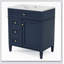 Meuble-lavabo de salle de bain 30 po avec lavabo supérieur, meuble-lavabo moderne avec 2 tiroirs et tiroir basculant, meuble-lavabo simple-1447457574