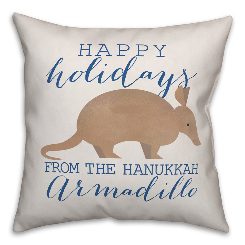  Coussin Holiday, 16 po x 1 po, Housse de coussin seulement - sans coussin