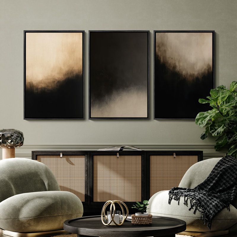 Art mural rétro encadré Fine Art Antique Classic pour chambre à coucher - 16 po x 24 po, H 24 po x l 16 po, Noir