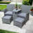PARIS Companion Set with pull-out footstools including Cushions