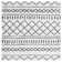Mac Southwestern Ivory/Black Area Rug
