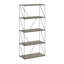 Rata 131.8cm H x 59.99cm W Metal Standard Bookcase-106951875