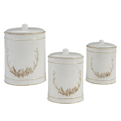 Stoneware Canister - Set of 3