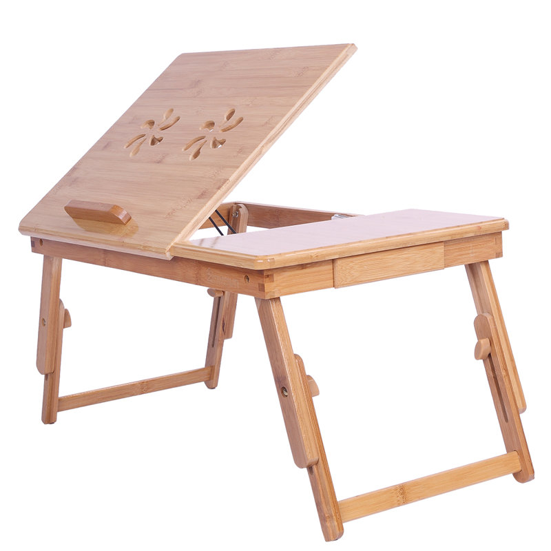 Plateau pour ordinateur portable Mccullar, Beige, H 11,81 po x l 20,36 po x P 13 po