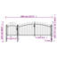 Bagnall 400 cm W Gate Fencing-1902606109