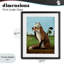 Fox Drive Golffer, reproduction encadrée sous verre, design par Lucia Heffernan-370035842-370035843