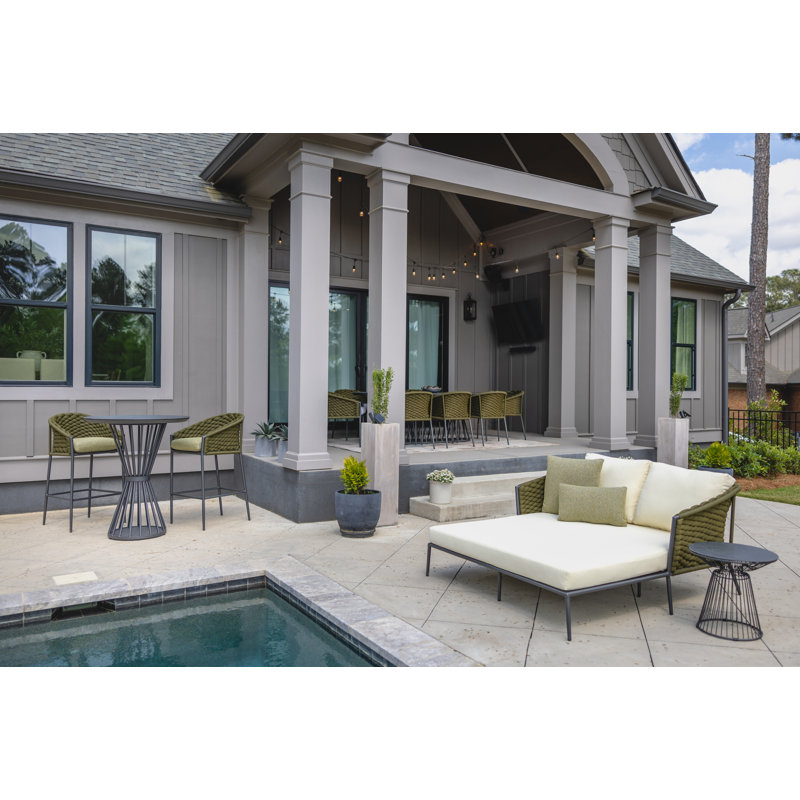 Escape Outdoor 2 - Seat Patio Sofa, Deluna Aegean