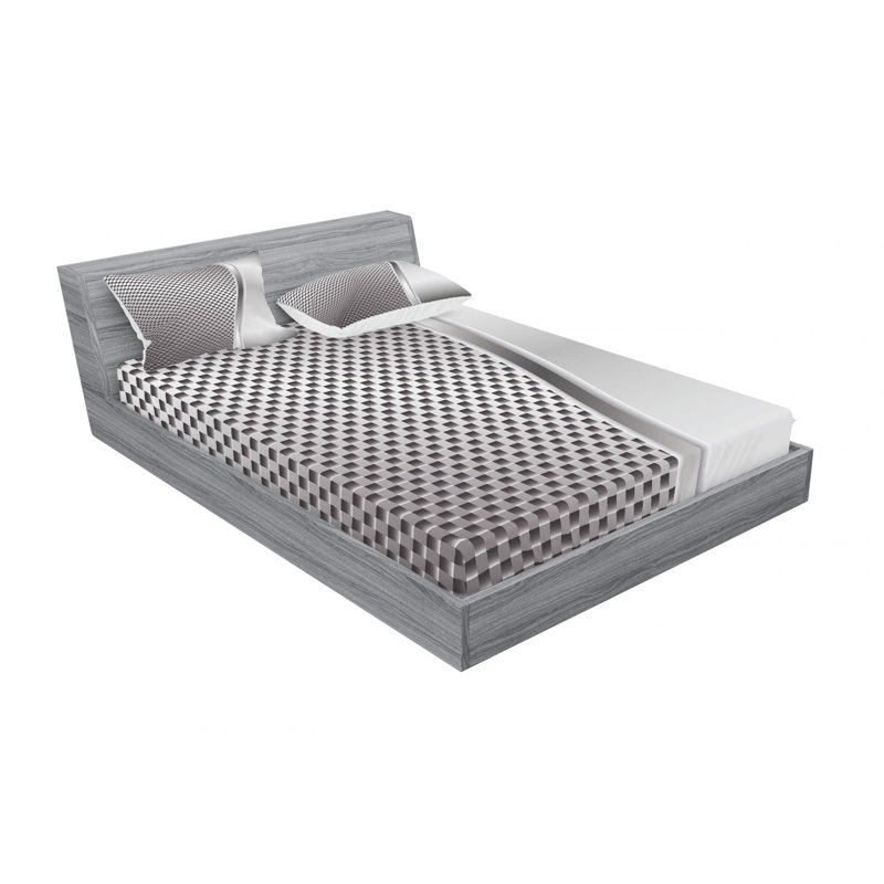 Ensemble de draps à carreaux en fer industriel Cool Cool, Ensemble de draps pour taille de lit double et deu