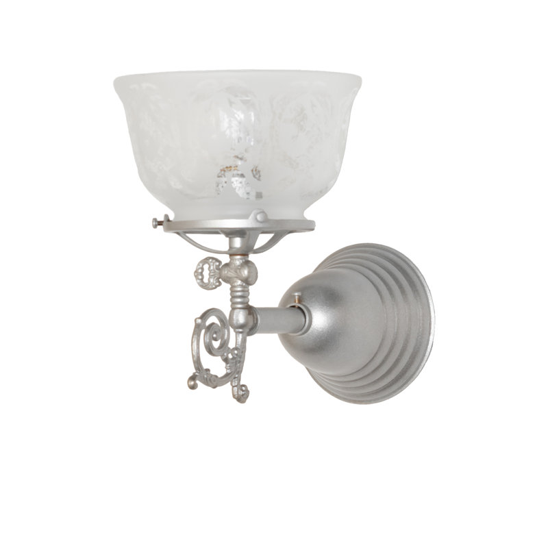 7" Wide Gas & Electric Wreath & Garland Wall Sconce