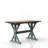 X Based Counter Height Casual Dining Table