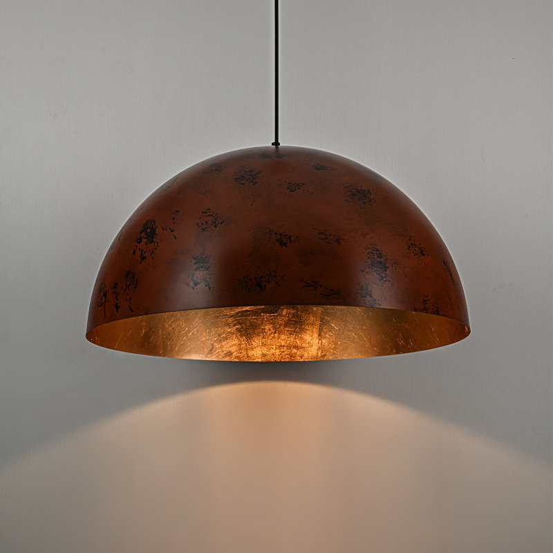 Luminaire suspendu simple 1 lumière, H 90,6 po x l 23,6 po