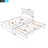Full Size Platform Bed With Adjustable Trundle-113432491