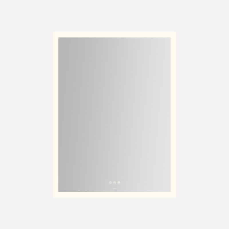 Instinct Lighted Rectangular Mirror, 30" x 40" x 7/8", Perimeter Light Pattern