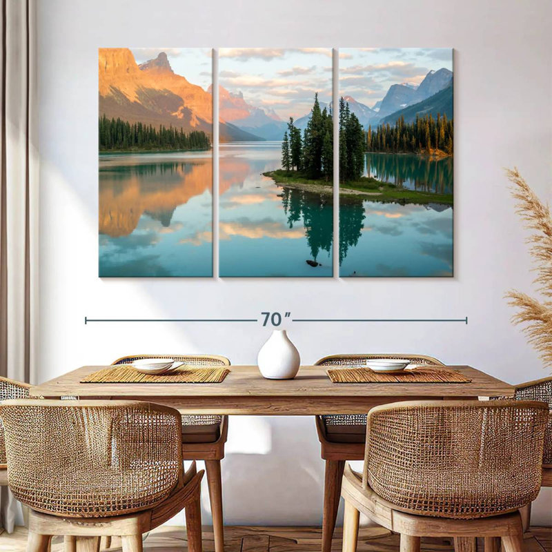 Alvord Maligne Lake Spirit Island, H 42 po x l 65 po