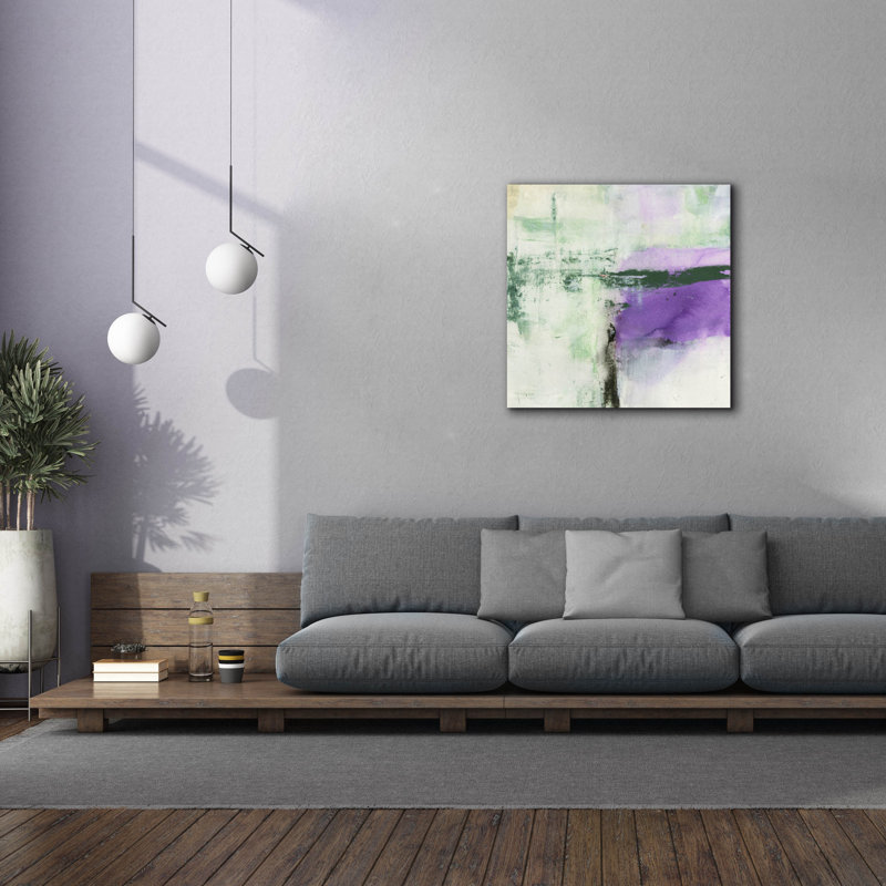 «Autre monde Ii» par Michelle Oppenheimer, art mural sur toile, 37 po x 37 po, H 37 po x l 37 po x P 1,5 po