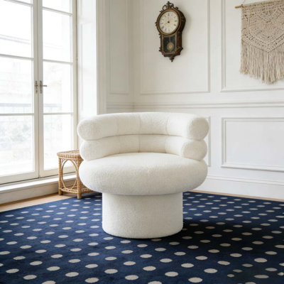 Fauteuil d'appoint pivotant à 360 °