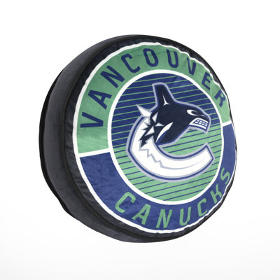 Housse et insert de coussin rond Puck
